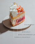 Rose strawberry seinyu cake